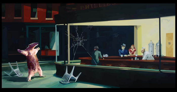 4583487-edward-hopper-artwork-anteaters-memes-humor-nighthawks-parody-wanna-fight-come-at-me-bro.png