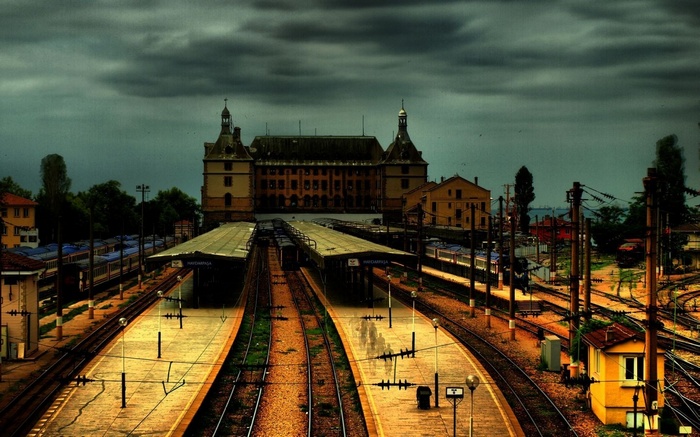 Haydarpaşa Train Station in Istanbul, Turkey