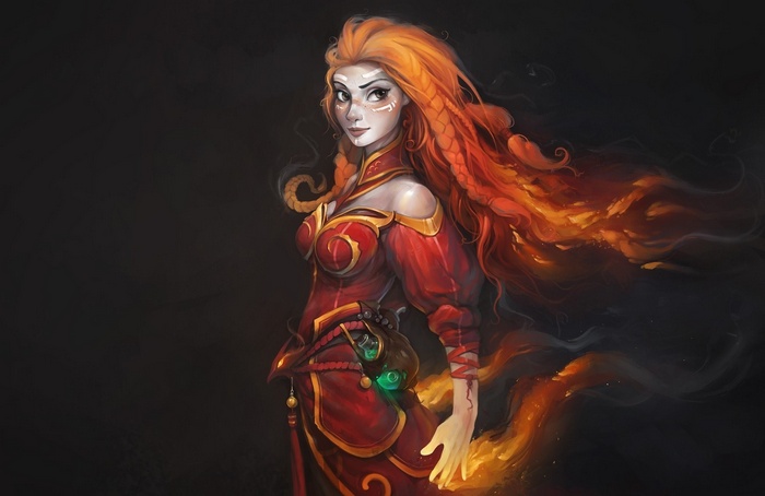 Lina from Dota 2