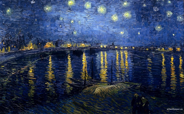 Starry Night Over the Rhône by Vincent van Gogh
