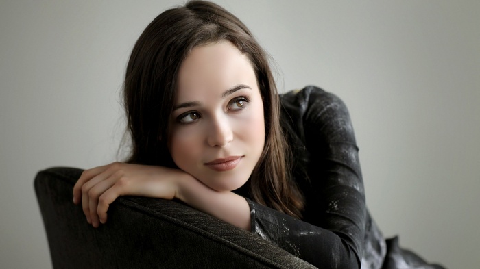 Portrait of actress Ellen Page