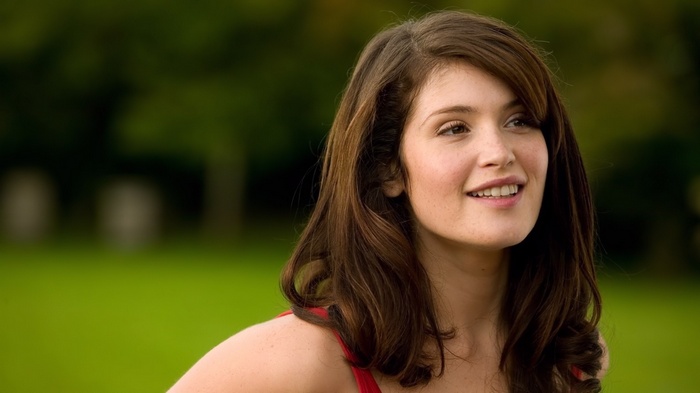 Gemma Arterton smiling outdoors