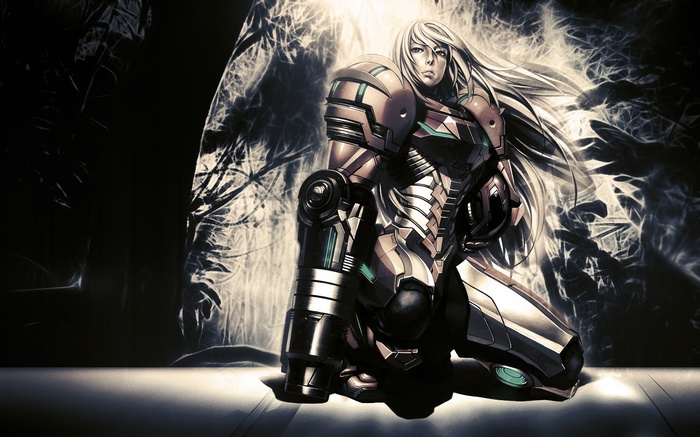 Samus Aran in her Power Suit