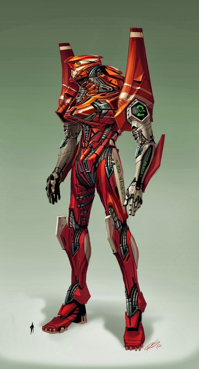 EVA Unit 02 from Neon Genesis Evangelion