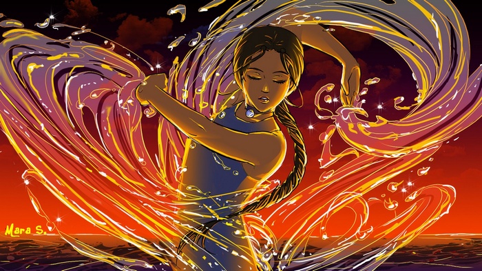 Katara from Avatar: The Last Airbender manipulates water