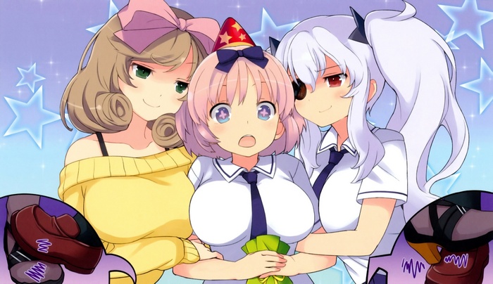 Senran Kagura: Yagyuu, Haruka, and Hibari