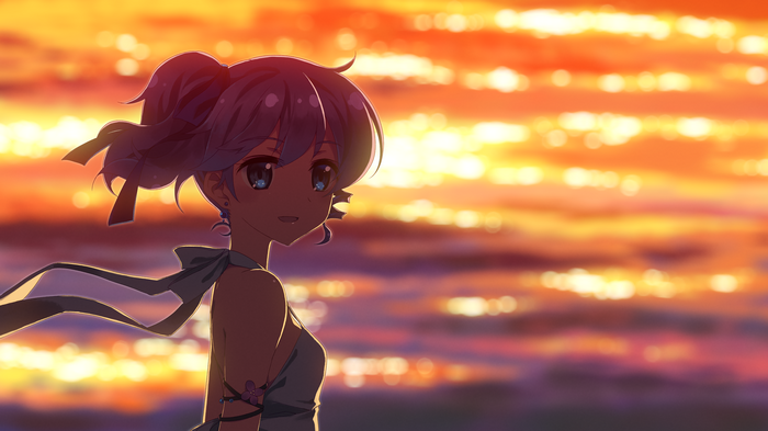 Nina Klatt from DJ Max at sunset