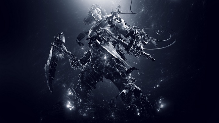 Death from Darksiders 2 holding a scythe