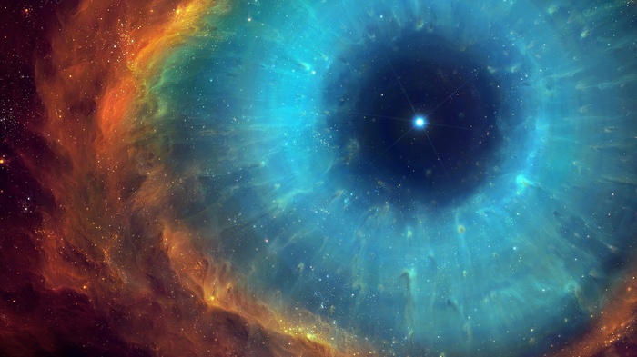 Helix Nebula in Space Art