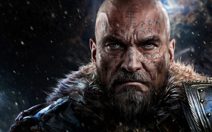Warrior with tattoos from Lords of the Fallen