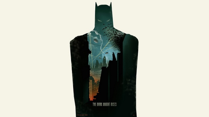 The Dark Knight Rises Minimalist Artwork