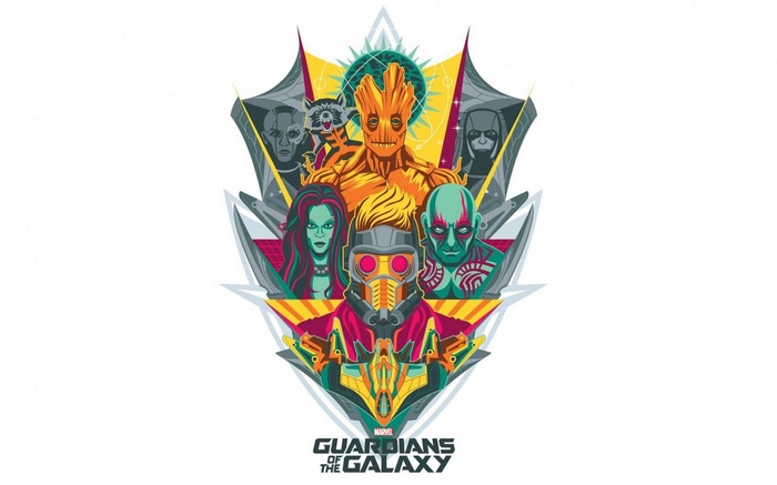 Guardians of the Galaxy characters artwork