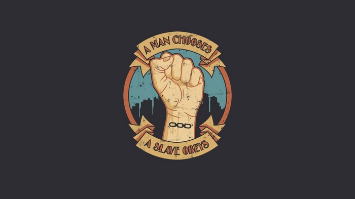 BioShock A Man Chooses A Slave Obey's Fist