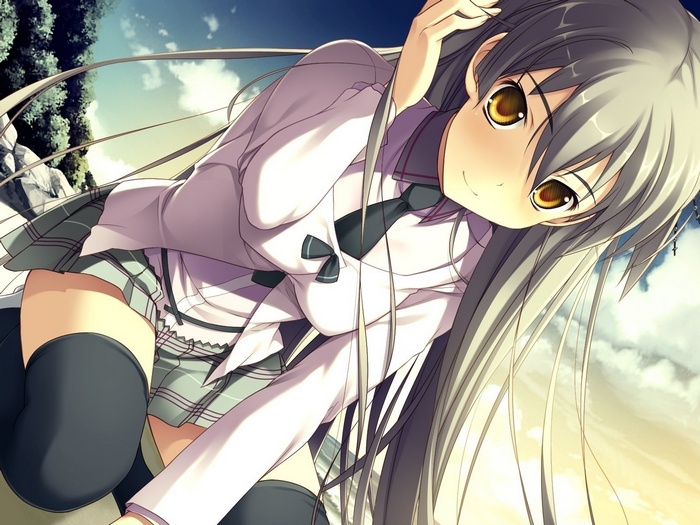 Katase Sakura in ID -Rebirth Session- School Uniform
