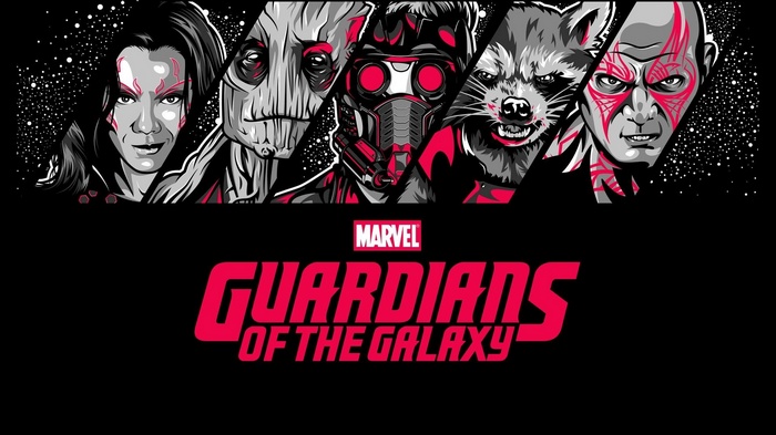 Guardians of the Galaxy Characters and Logo