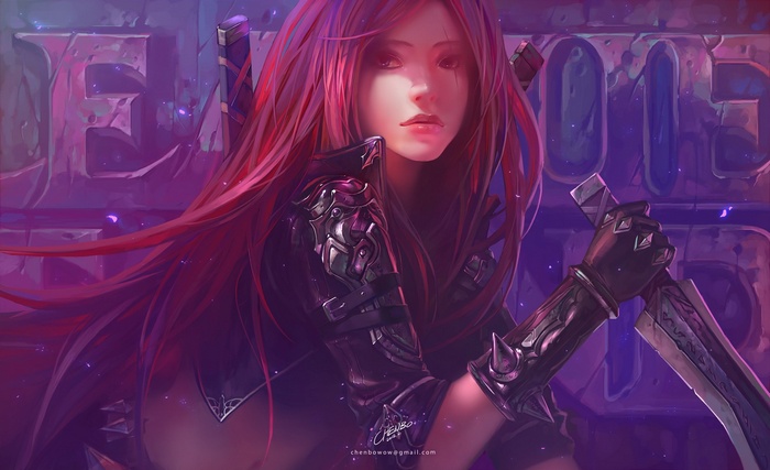 Katarina from League of Legends fan art