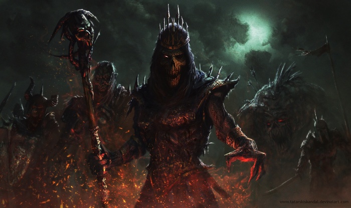 skeleton, skull, fantasy art, dark fantasy, undead, DeviantArt, creature