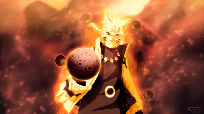 Uzumaki Naruto, Bijuu, Naruto Shippuuden, Rasengan, anime