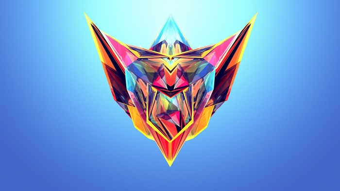 Justin Maller's Abstract Facets Artwork