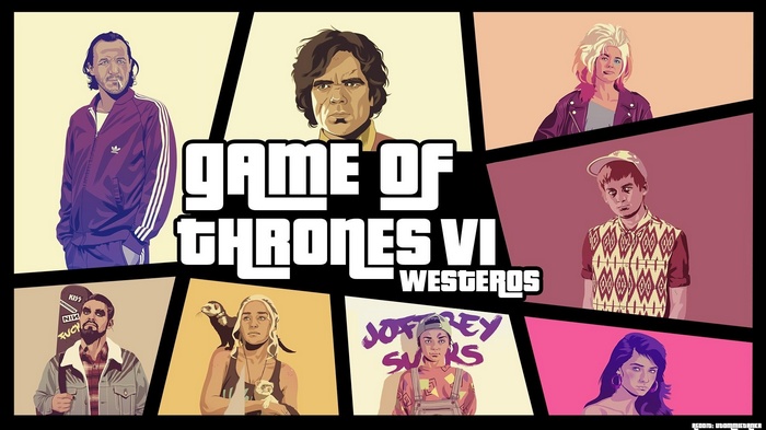 Game of Thrones VI Westeros Parody in GTA Style