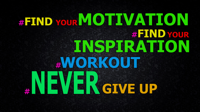 Motivational Typography: Find Your Motivation, Inspiration, Workout, Never Give Up