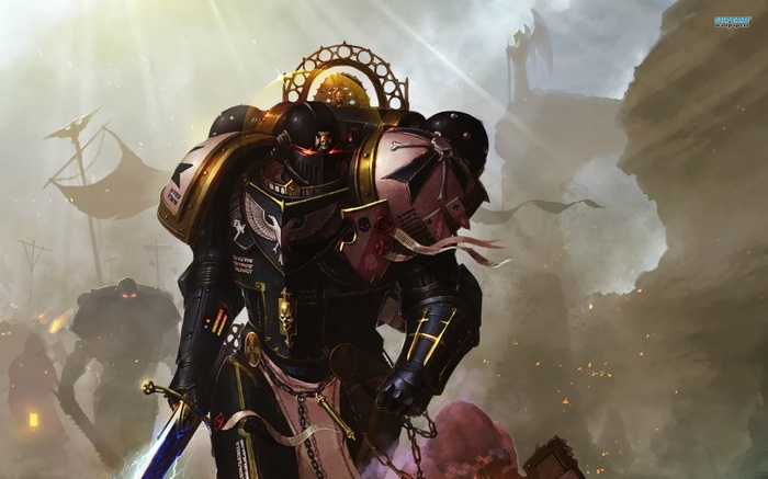 Black Templars Space Marine with Sword