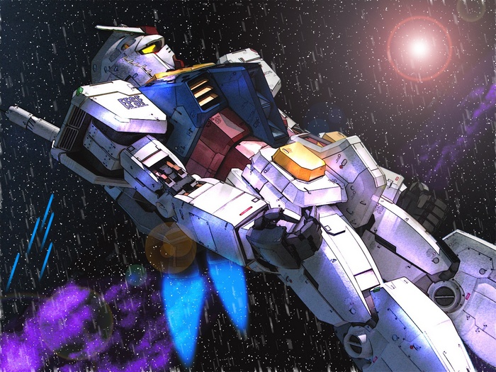 RX-78-2 Gundam in Space