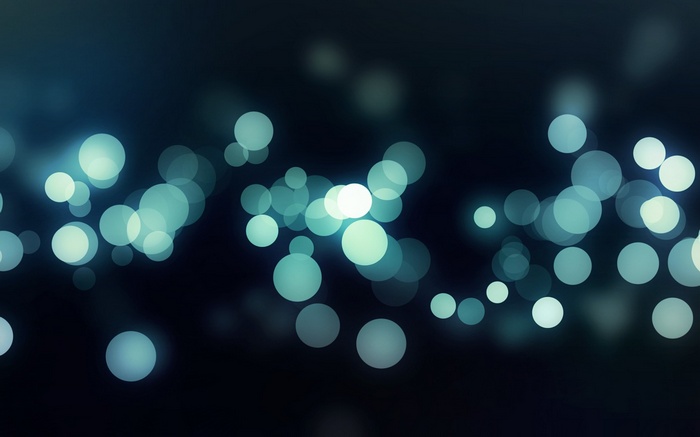 Bokeh lights on a dark background