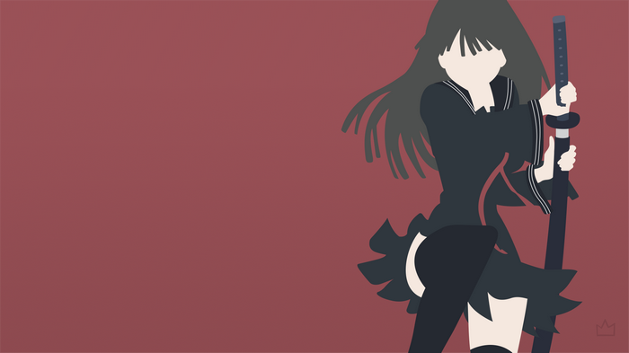 Kisara Tendo with Katana - Black Bullet Anime