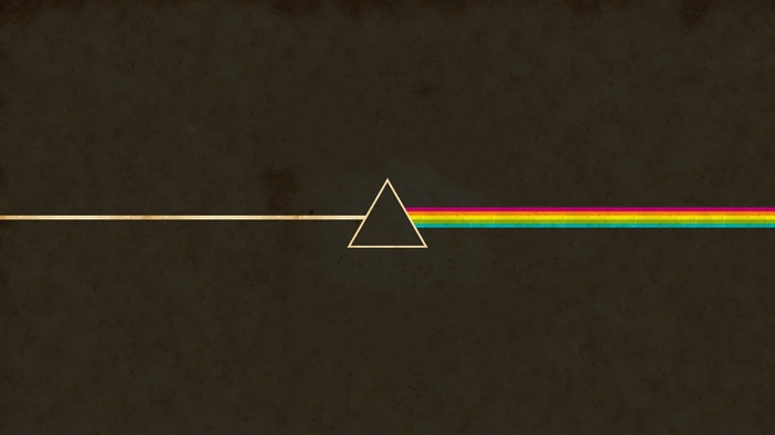 Pink Floyd prism light spectrum digital art