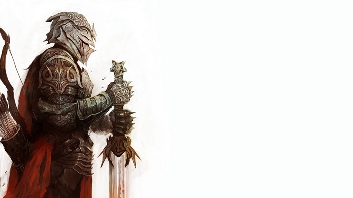 Dark Souls II Knight with Sword and Bow