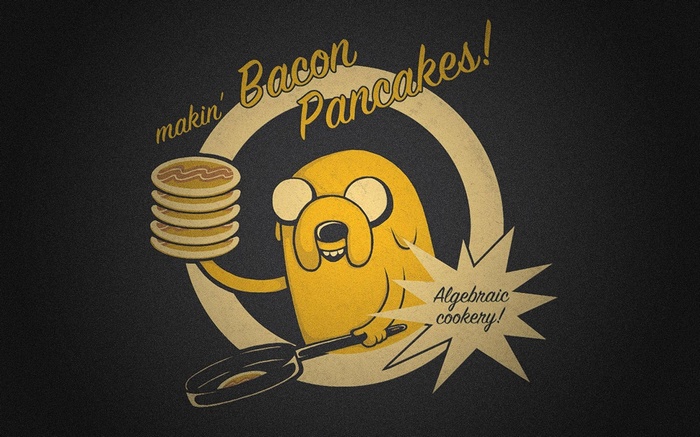 Adventure Time Jake the Dog Makin Bacon Pancakes