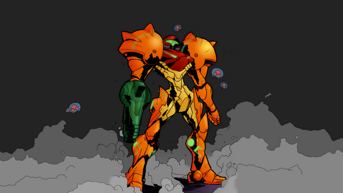 Samus Aran in Metroid Power Suit