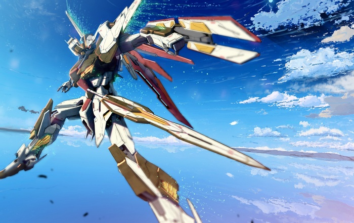 Gundam SEED A-STAR TSX-08A in the Sky
