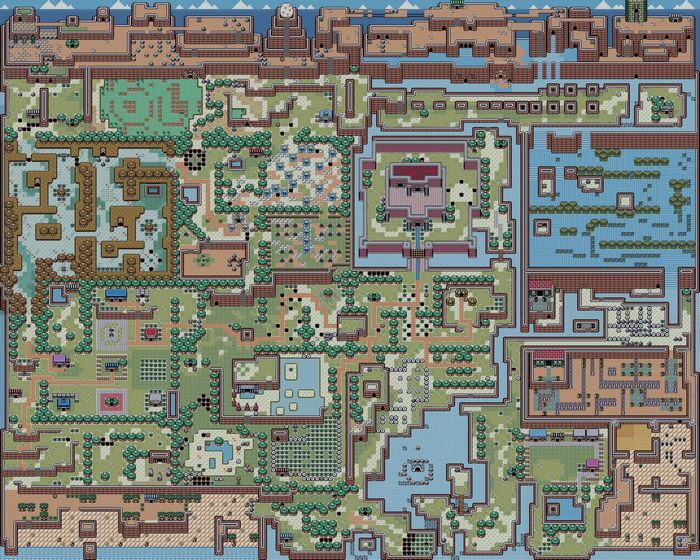 The Legend of Zelda: Link's Awakening Map