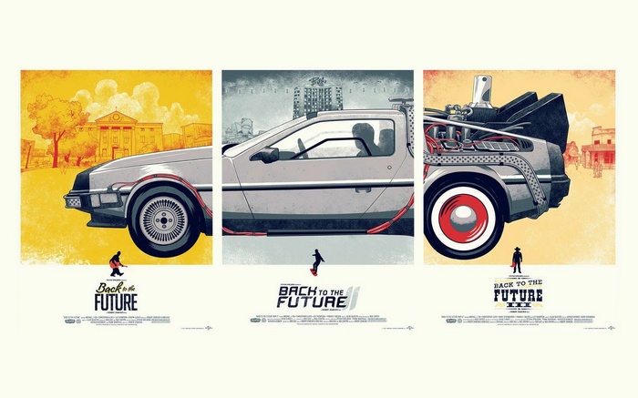 Back to the Future Trilogy Posters