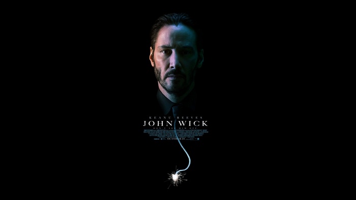 John Wick Movie Poster with Keanu Reeves
