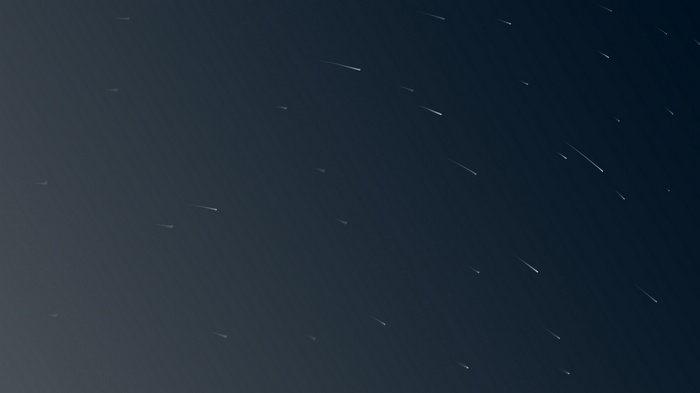 Night sky with shooting stars