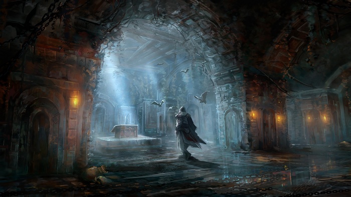 Ezio Auditore da Firenze in Assassins Creed: Brotherhood dungeon