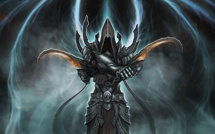 Diablo 3 Reaper of Souls Character with Scythes