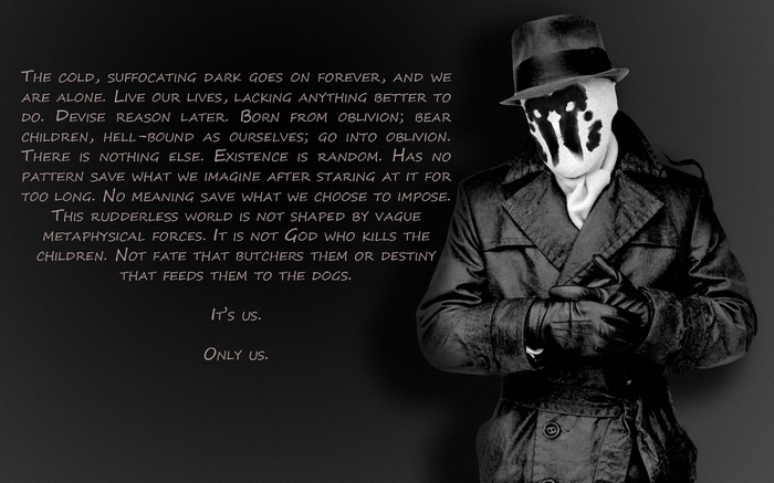Rorschach quote from Watchmen