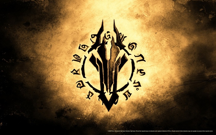 Darksiders 2 Logo with Ornate Symbols