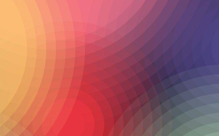 Colorful gradient digital art with curved lines