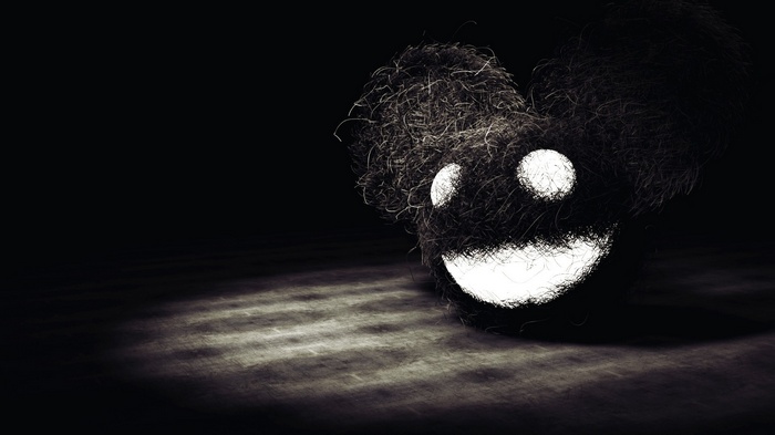 Deadmau5 artwork with glowing face