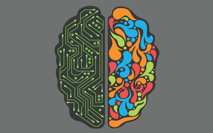 brain, minimalism, technology, artwork