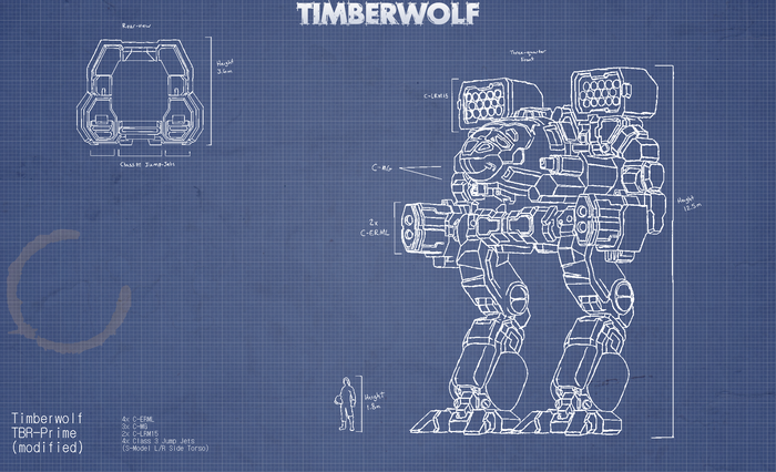Timberwolf Mech Blueprint