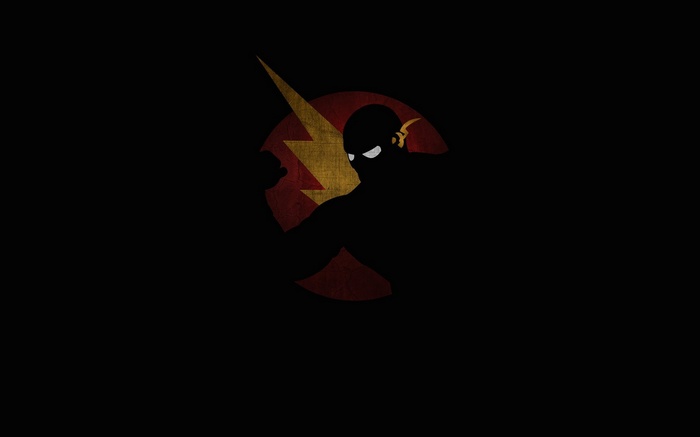 The Flash minimalist DC Comics logo