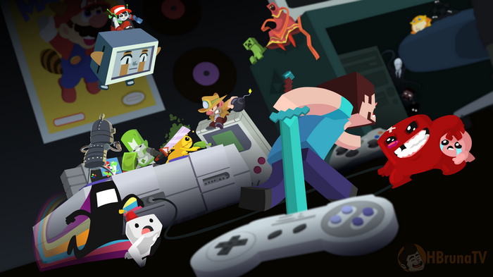 Indie Game Characters on Retro Consoles