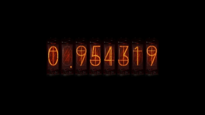 Steins;Gate Nixie Tube Numbers