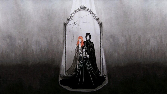 movies, Harry Potter, Severus Snape, Harry Potter and the Deathly Hallows, artwork